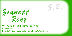 zsanett ricz business card